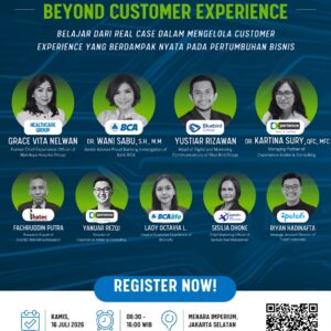 Seminar & Workshop Beyond Customer Experience - Group Experience - 3 peserta [PAYDAY PROMO]